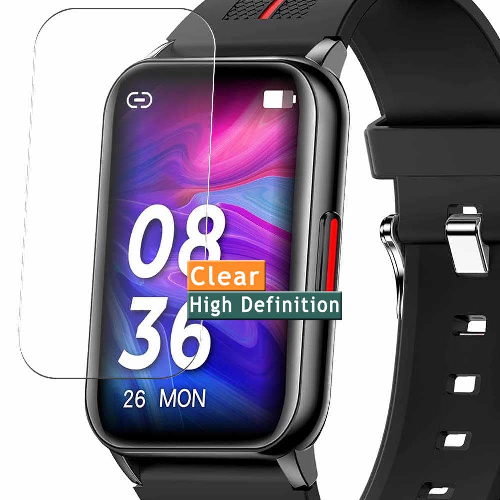 Vaxson 3-Pack Screen Protector, compatible with ZOLUIKIS H76 1.57" Smart Watch smartwatch, TPU Guard Film Protectors Sticker [NOT Tempered Glass] New