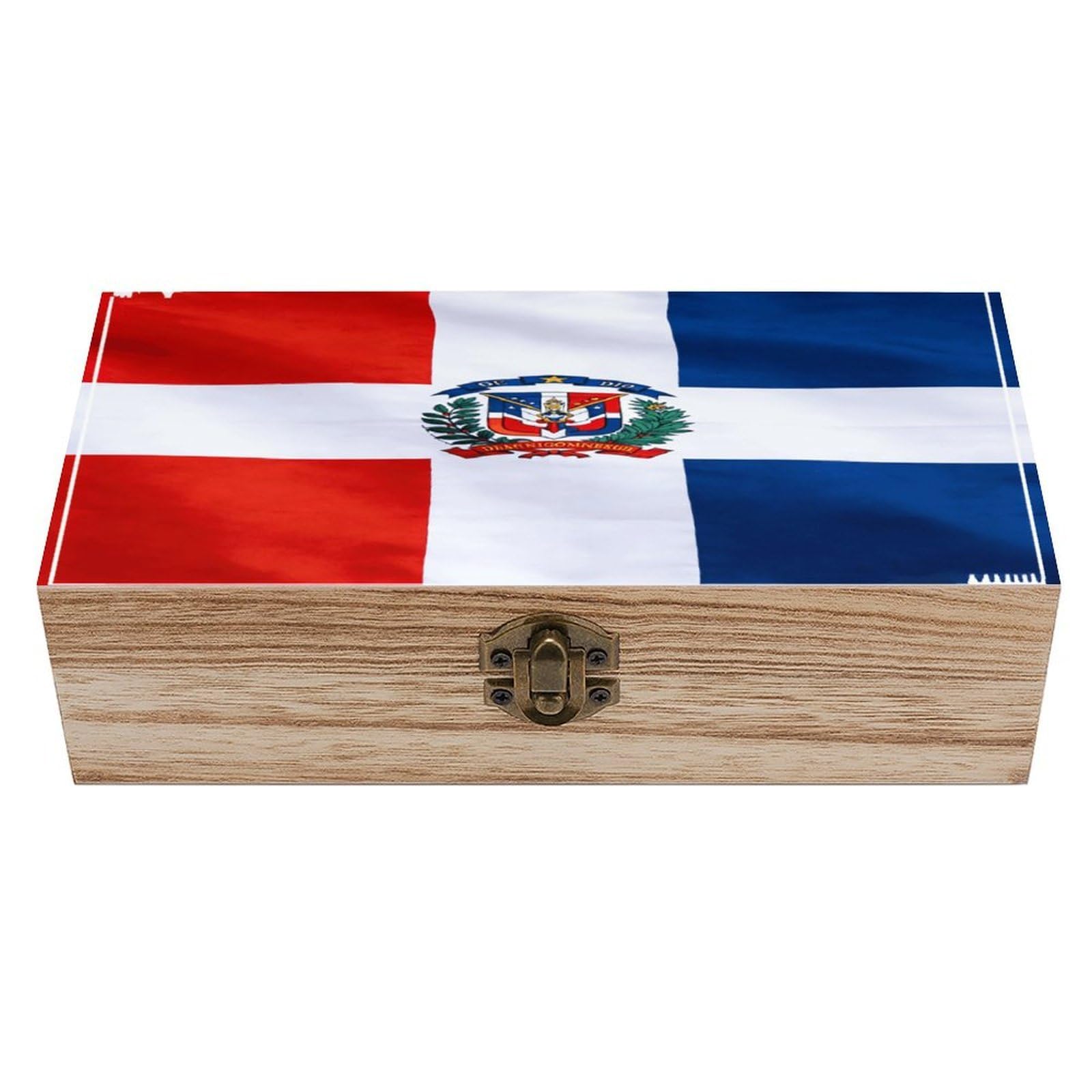 Wooden Storage Box with Hinged Lid Decorative Keepsake Boxes Organizer