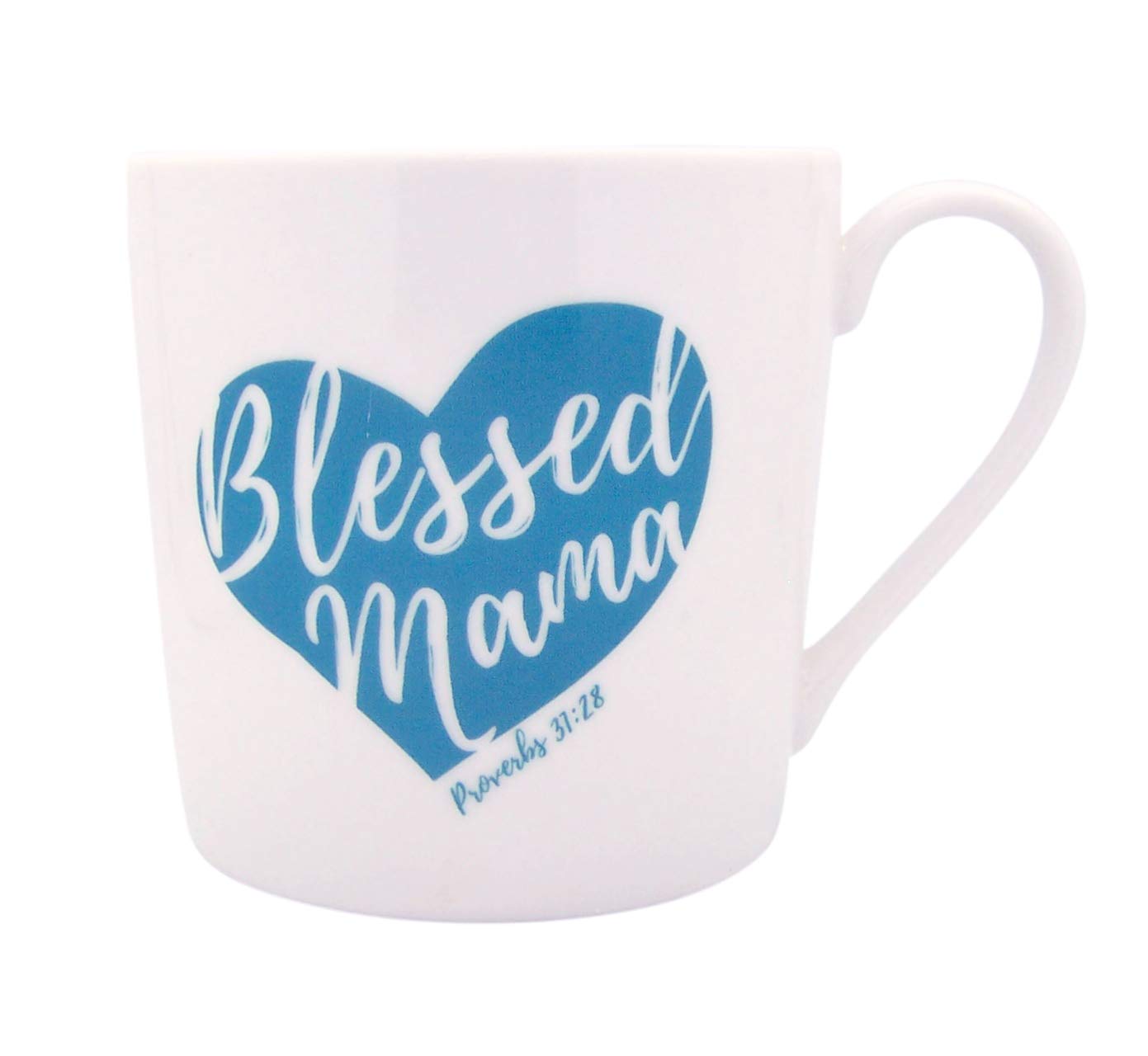 Ceramic Blessed Mama Mom Coffee Mug Gift, 14 oz