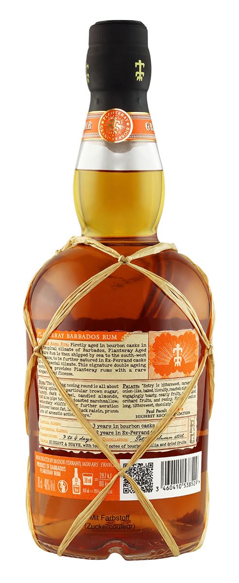 Planteray Barbados Aged 5 Years Grande Réserve Rum (1 x 0.7 l) (Packung mit 2)