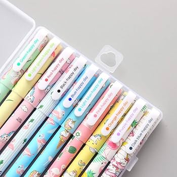 Cute Color Pens for Women Toshine Colorful Gel Ink Pen Set