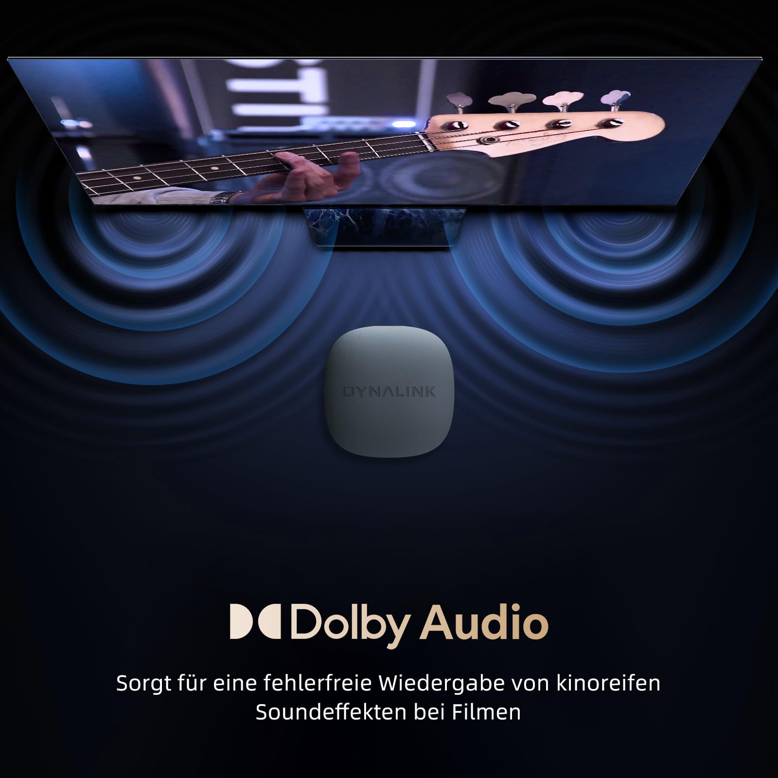 Google TV Box - 4K Smart TV Box HDR10+ UHD, Dolby Audio, Unterstützung Google/Netflix Zertifiziert, AV1, 2GB+16GB, 2.4G+5G WiFi, BT5.0, Streaming Media Player, Sprachassistent, Screen Mirror