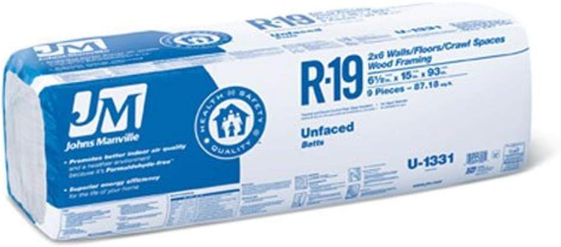 JOHNS MANVILLE INTL 90007869 Series R19 15x93 Unfac Batt