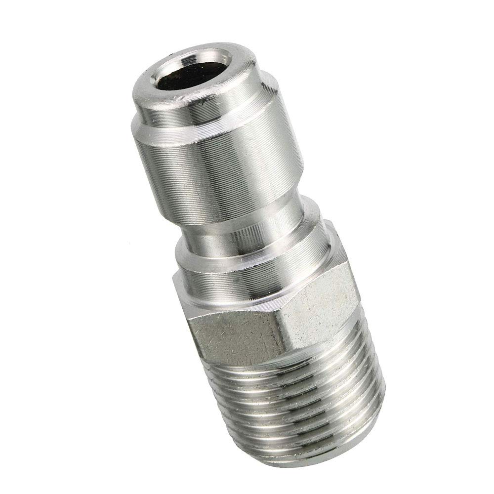Set valvola a sfera ad alta pressione per tubo ad alta pressione, attacco rapido 3/8", 4500 PSI