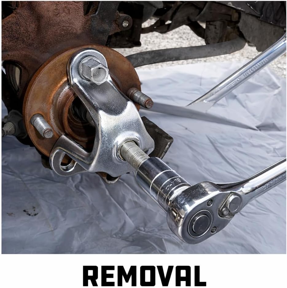 Powerbuilt Front Hub Remover and Installer Kit, Ford and Mercury, Remove Hubs and Axle Shafts, Install Tube and Tools Set, Storage Case - 648742