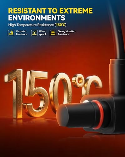 Miniatura 4 de PHILTOP Sensor de velocidad de rueda ABS delantero izquierdo 695-140 para Jeep Liberty 2003-2007, Liberty 3.7 2002, Liberty 2.4 ABS Sensor 2002