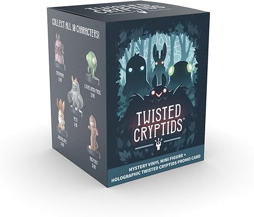 Unstable Games Twisted Cryptids - Mini figura de vinilo ciega Incluye una tarjeta promocional jugable Bonita caja misteriosa adorable