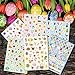 RUIYWEN 6 Fogli di Adesivi per Bambini Adesivi Pasquali Conigli Uova di Pasqua Pulcini per Decorazioni Fai da Te (270 Piccoli Adesivi)