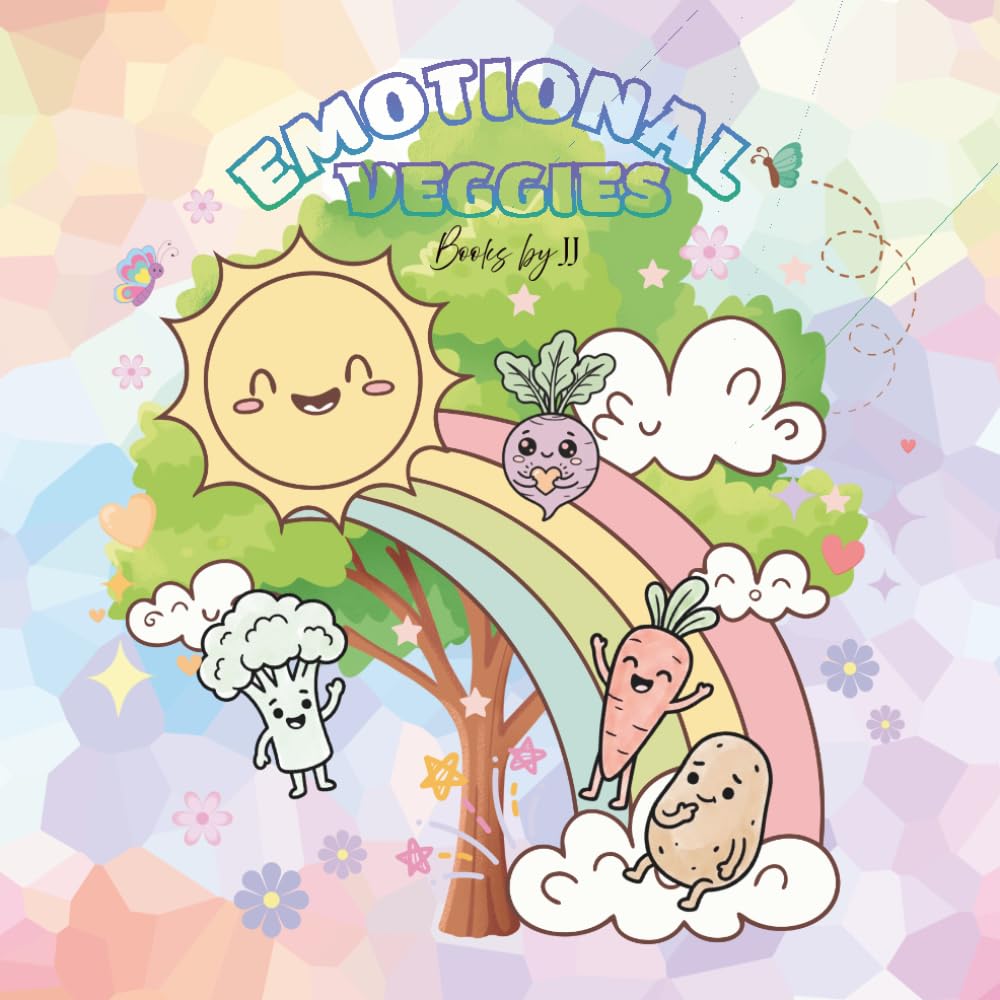 Emotional Veggies Coloring Book for Kids: A Fun Coloring Book That Helps Children Learn About Feelings