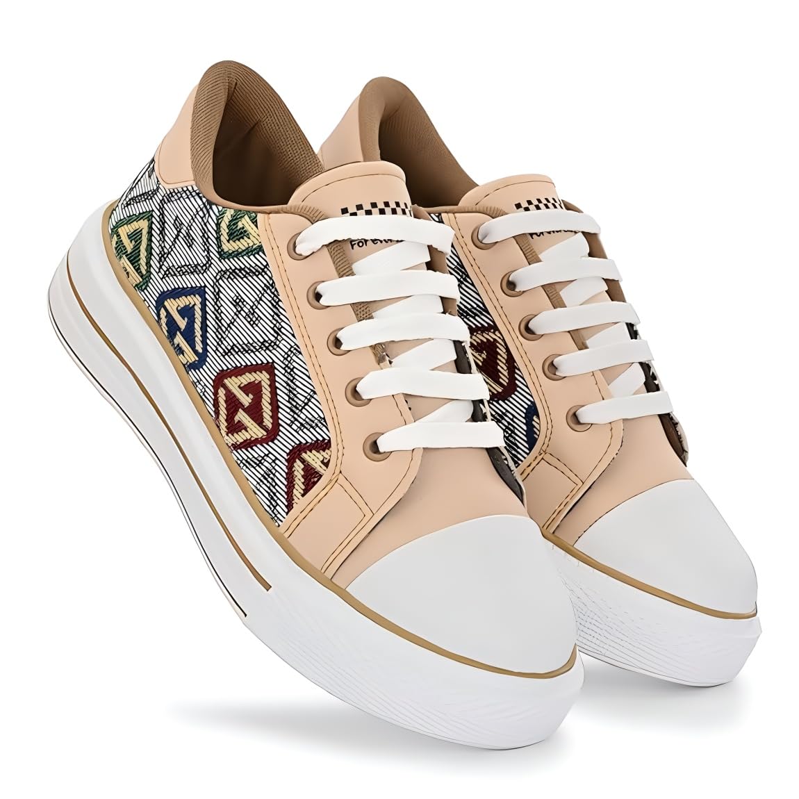 ligeronation Ligero Women & Girls Canvas Fabric Pattern Pretty Stylish Sneakers & Casual Shoes-picture-29
