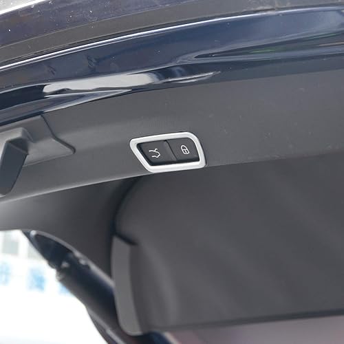 Miniatura 3 de Marco de botón Swtich para puerta trasera de coche ABS cromado para Alfa Romeo Stelvio 2017-2020