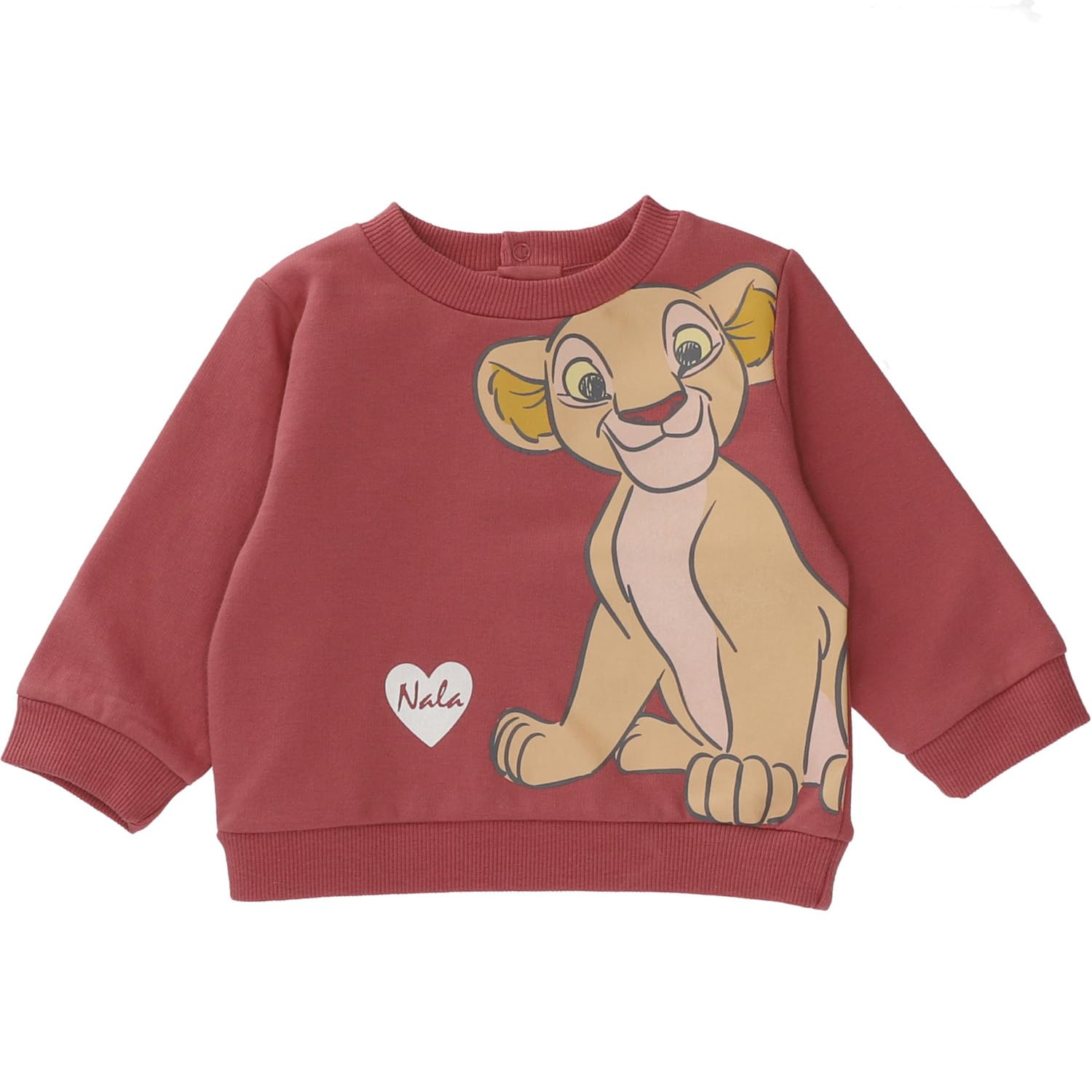 Disney - Sweat bébé molletonné Disney Nala Roi Lion - 100% Coton - Rose