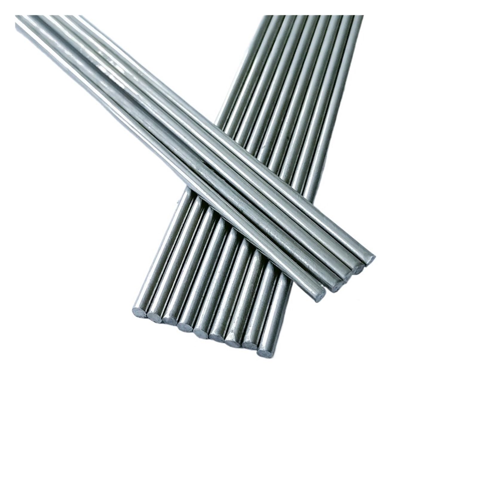 Rundstahl aus rostfreiem Stahl 500 mm massiver Rundstab aus Edelstahl for Drehmaschinen, sortiert for Heimwerker-Handwerkswerkzeug, 50,8 cm Durchmesser, 2 mm, 3 mm, 4 mm, 5 mm, 6 mm, 8 mm(4mm 5pcs)