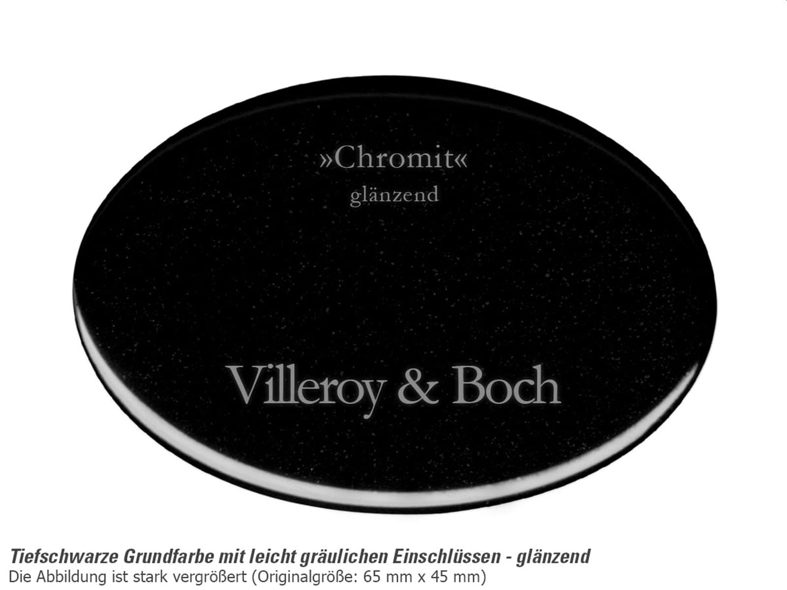 Villeroy & Boch Subway 60 chromite Céramique Évier encastrable Noir Bac à évier