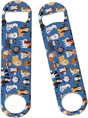 Miniatura 1 de Abrebotellas planos, abridores de cerveza de acero inoxidable de alta resistencia, abrebotellas resistentes y duraderos, perfectos para cocina,