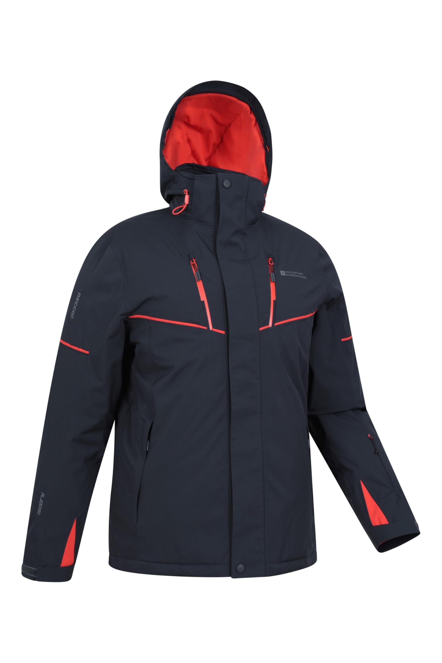 Mountain Warehouse Galactic Extreme Skijacke für Herren - Warme Snowboardjacke. Atmungsaktiv, versiegelte Nähte, abnehmbaren Schneerock - Ideale Winterjacke