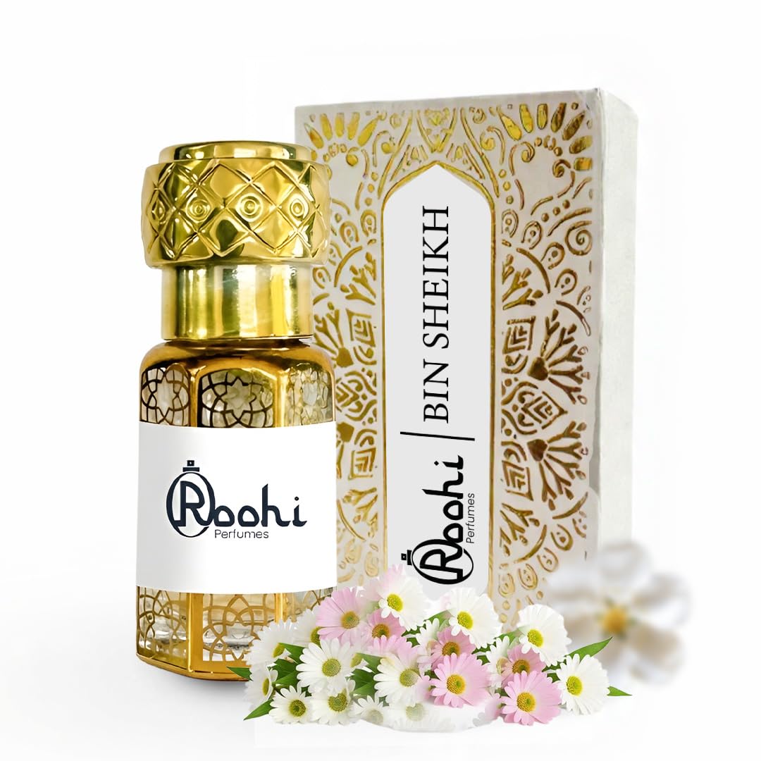 BIN SHAKE Attar Perfume Oil 6 ML – Long Lasting Arabic Oud Fragrance, Alcohol Free Roll On Attar for Men & Women-image-37