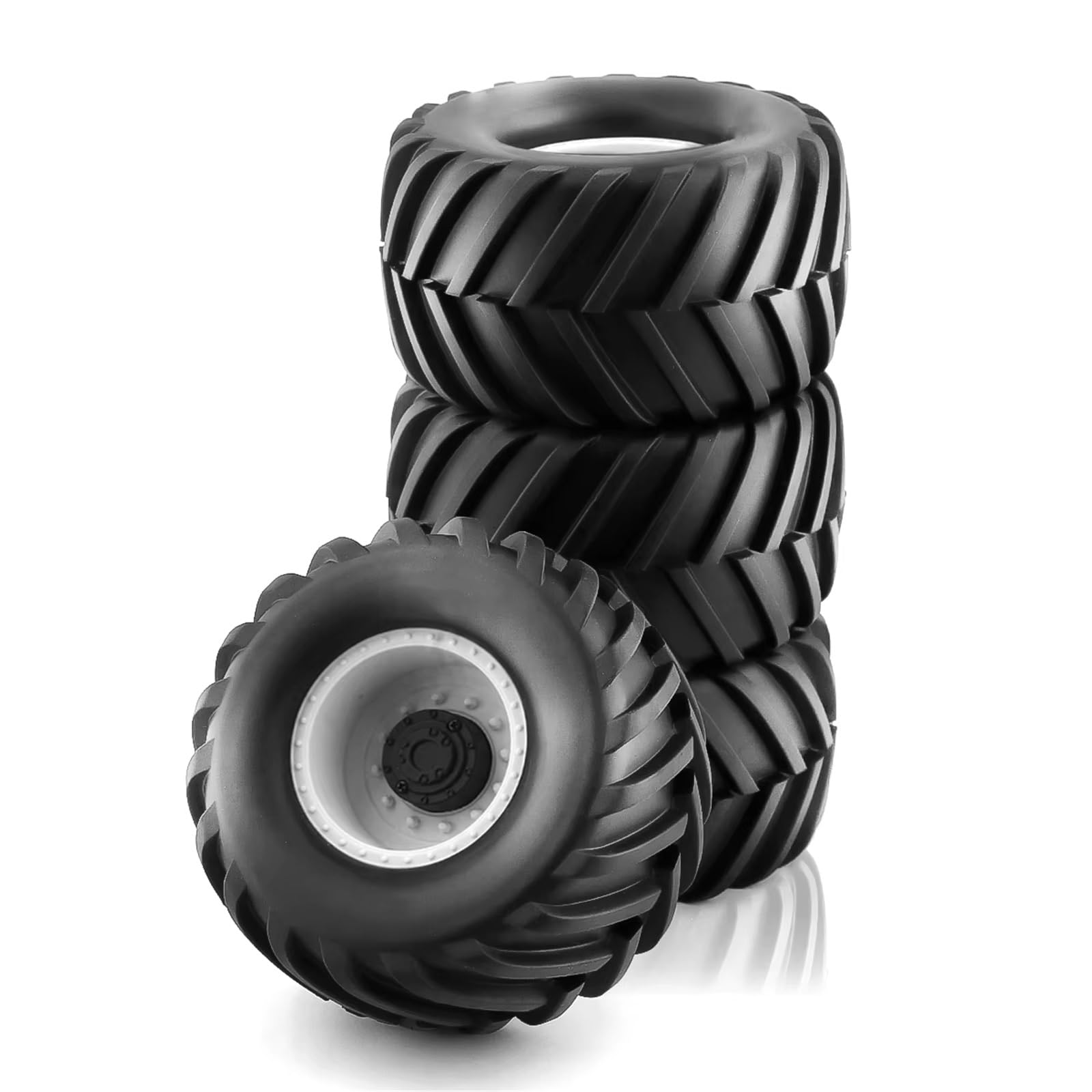 Compatibile Con Mk2 Per Axial Per Kyosho Per Tamiya Per Hpi 1/10 RC Monster Truck 4 Pezzi Ruote Pneumatici 183 Mm Pneumatici Per Camion Pezzi Di Ricambio RC Ruote Gomma