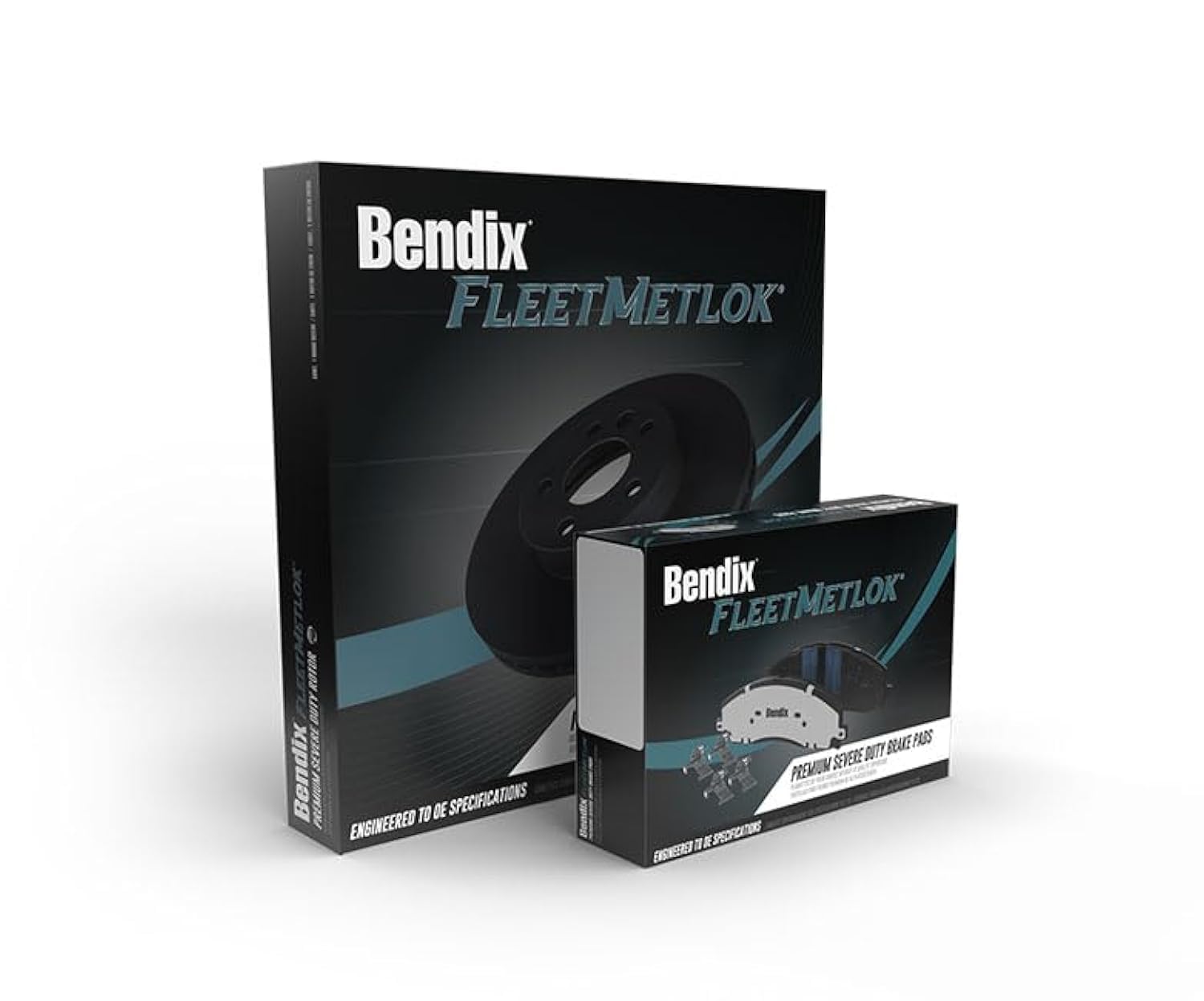 Bendix Fleet Metlok MKD1904AFM Semi-Metallic Front Brake Pads for Dodge Durango 2021-2017, Jeep Grand Cherokee 2013, Grand Cherokee 2022-2017