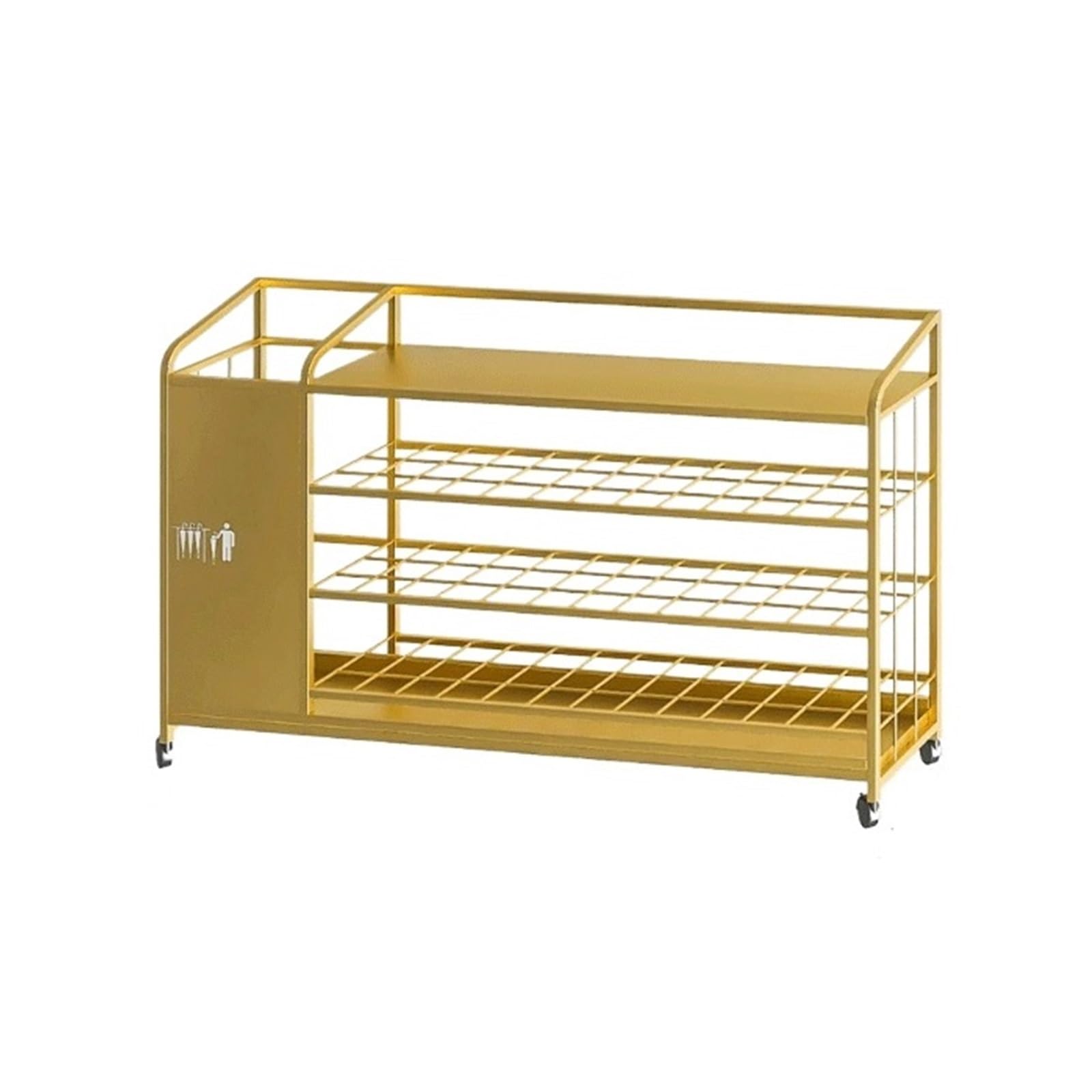 XUJUAN-0227 Umbrella Holder Umbrella Stands And Storage Racks; Commercial-grade, High-capacity Suitable For Hotel Lobbies(Gold,XL)