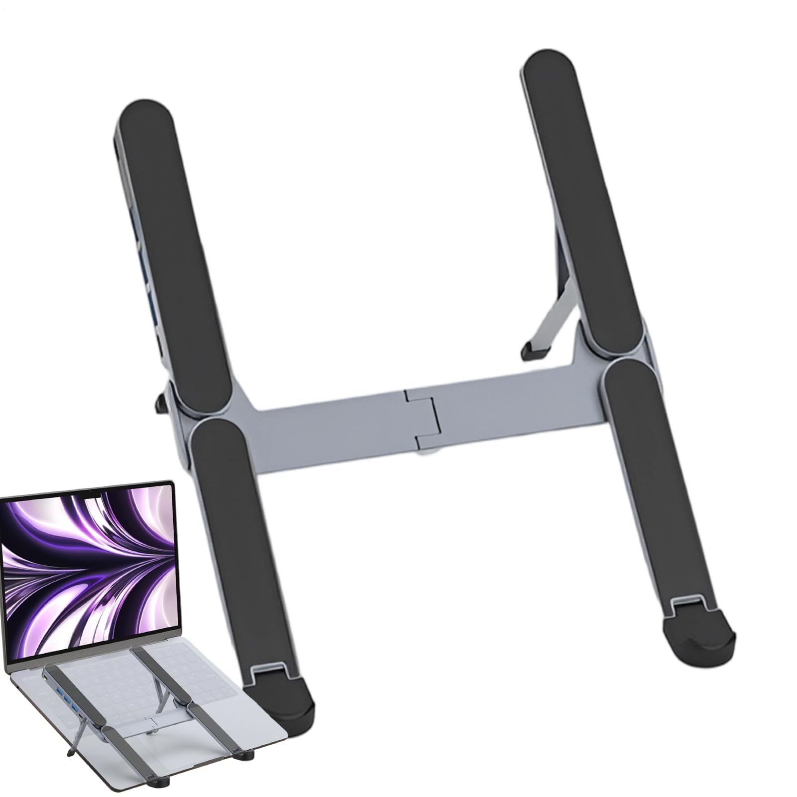 Na Laptopa Ze Stacją Dokującą Podpórka Do Tabletu Z USB Hub Ze Stopu
