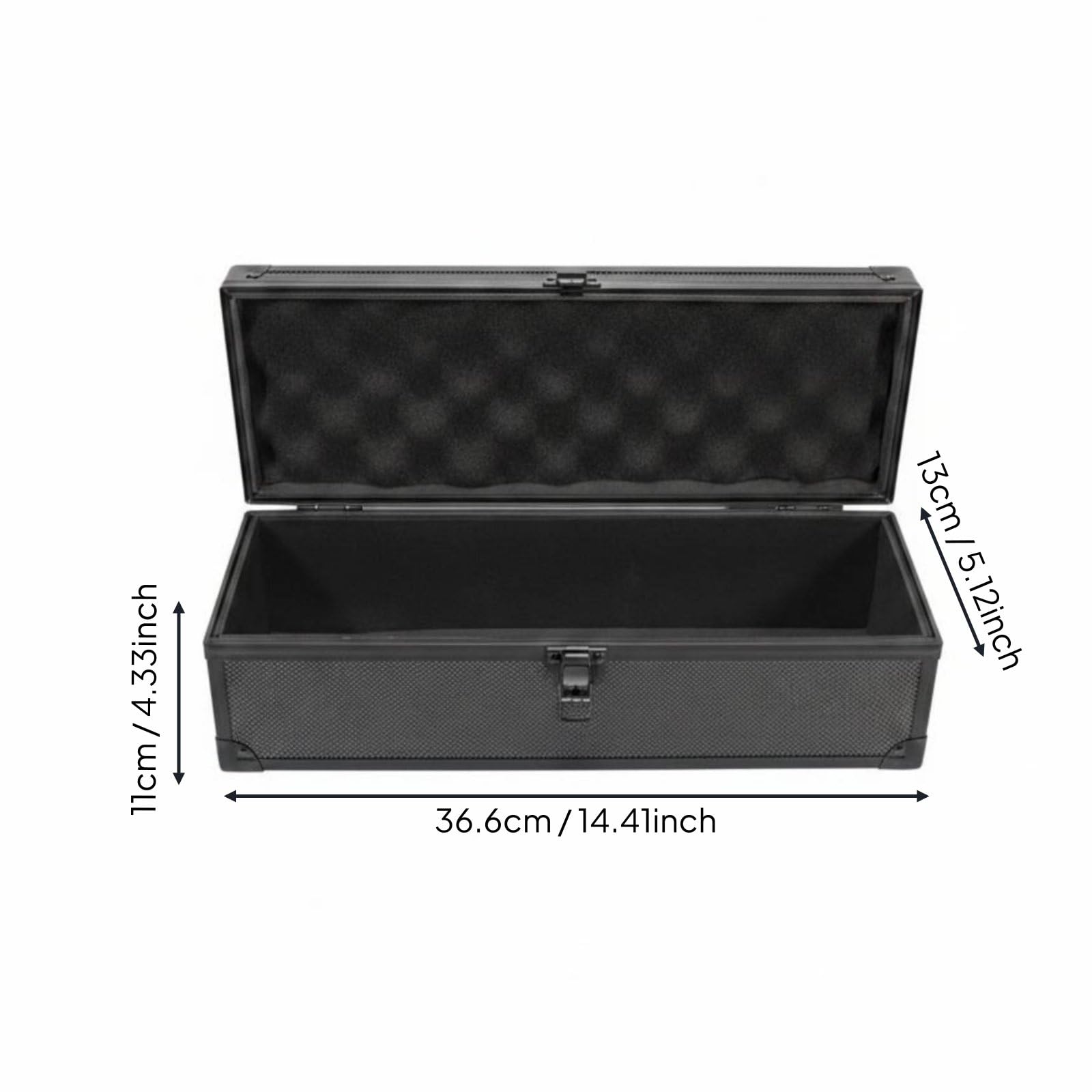 Mallette de Cartes à Collectionner Boîte de Rangement Coffret Étui avec Structure Renforcée en Alliage d'Aluminium Verrouillage à Loquet et Mousse Eva