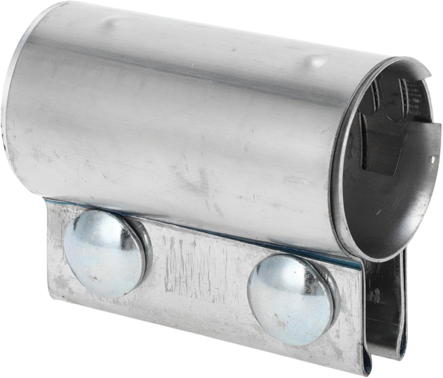 Exhaust Pipe Clamp/Exhaust Muffler Tube Joint for Car Truck/Durable Stainless Steel 3.35" 87mm / 1 Pc Silver Tone