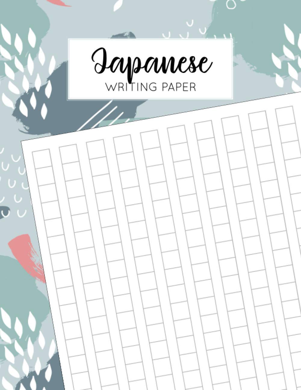 Japanese Writing Paper: Squared paper is used to write kanji hiragana or katakana character fits in each square