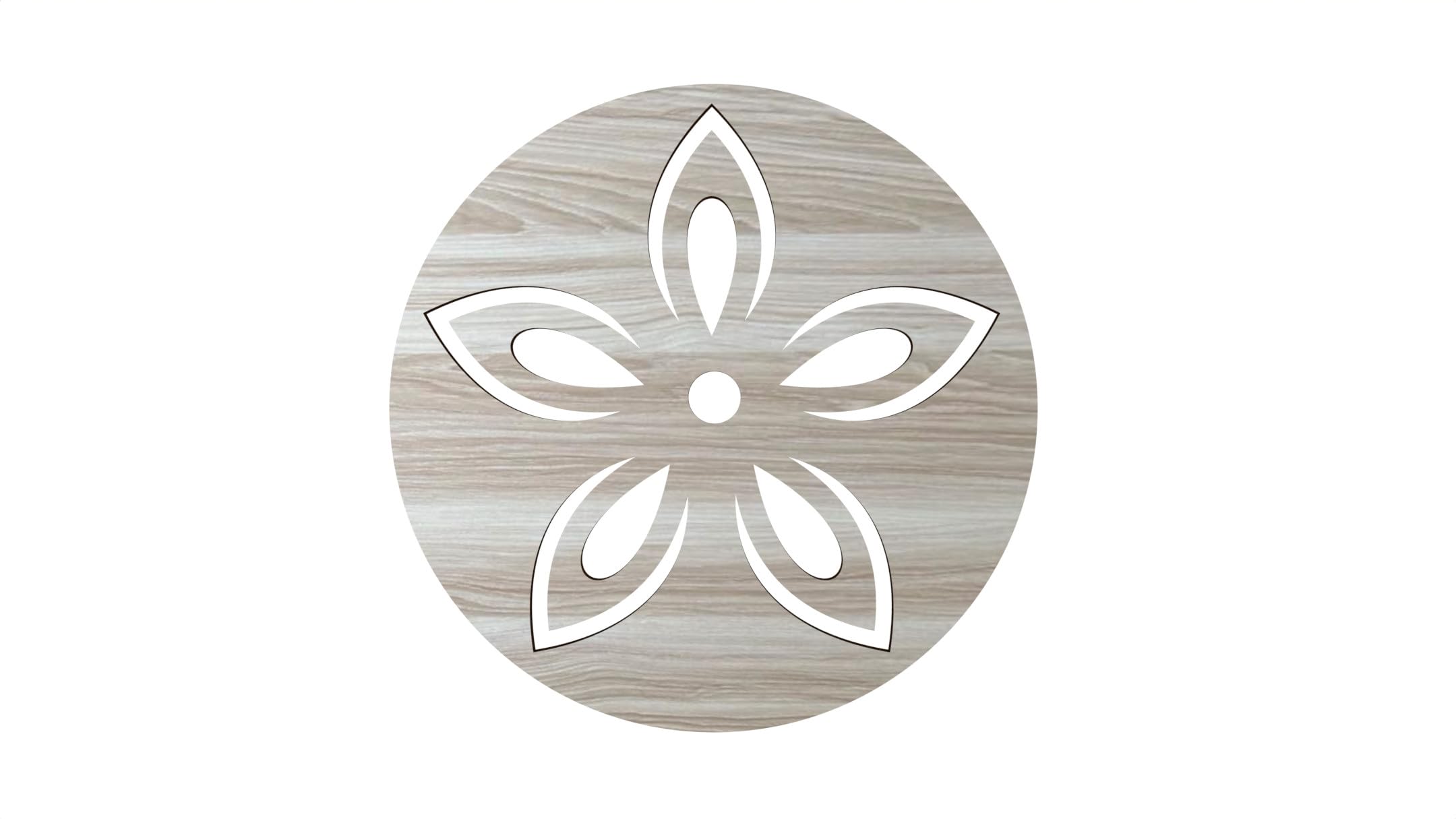 12 FOX Wooden Tea Coaster Off White Textured Wood Handcrafted Coasters Home Kitchen for Tea & Coffee Table Décor Set of 6 |9.5x9.5cm TCCOST021A 4