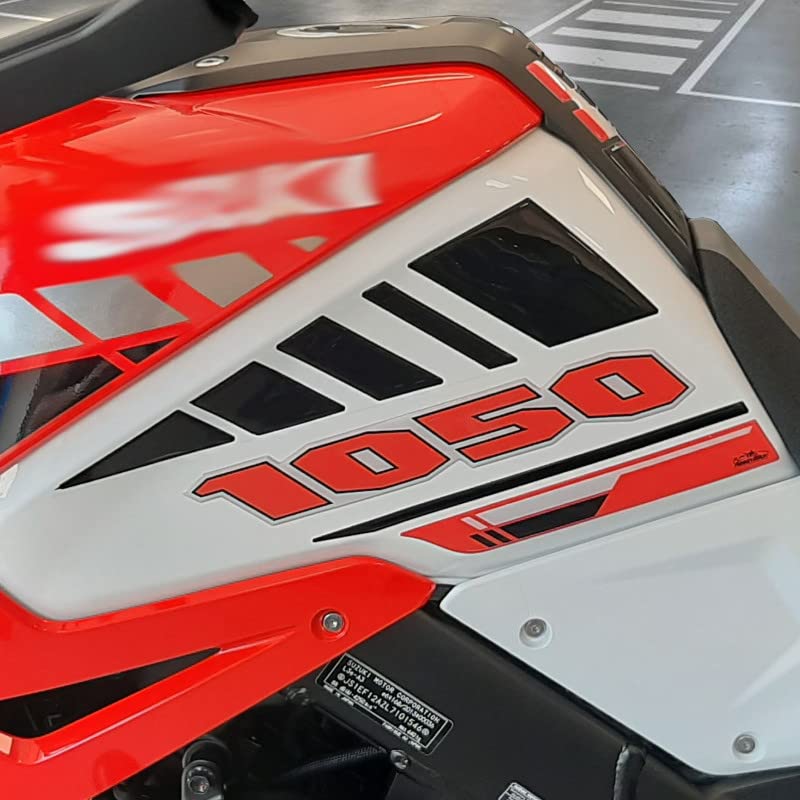 ResinBike 3D-Tankschutz Für Suzuki V-Strom 1050 XT ABS 2022 – Kratz- Und Stoßschutz Aus Harz, Made In Italy