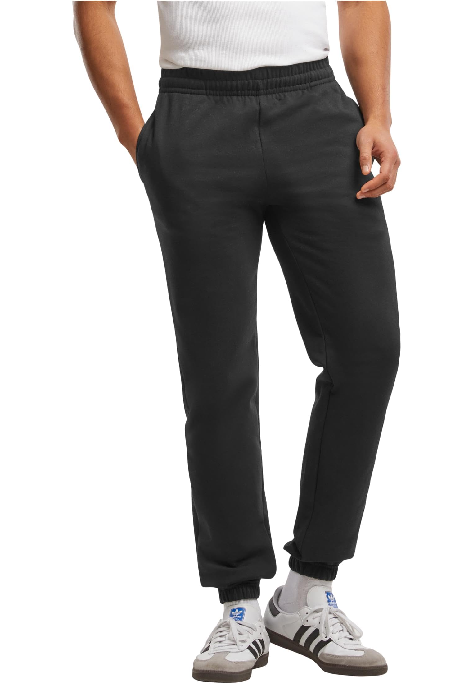 Build your Brand Men's Trousers, Black, 7XL