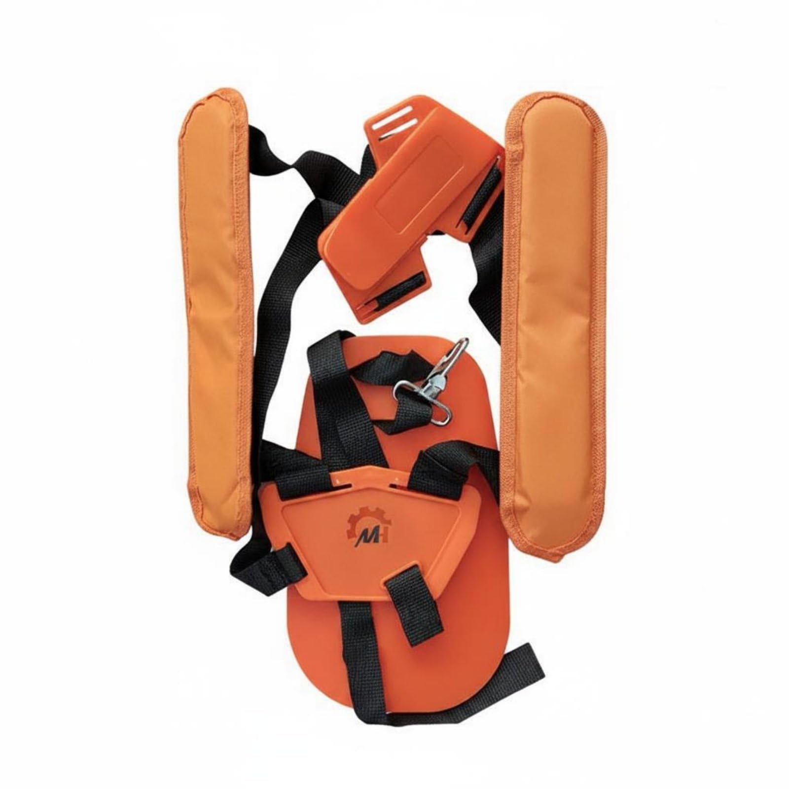Heavy Duty Double Shoulder Trimmer Harness Ergonomic Design Brush Cutter Double Shoulder Strap Long-Lasting Lawn Mower Carrying Belt Quick Release for Landscapers, Gardeners, Yard Work, Side-Hang Dbl-image-28