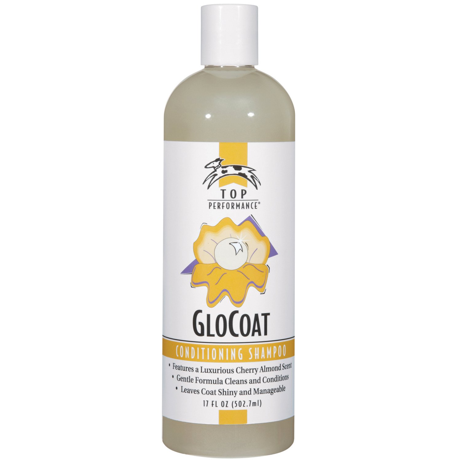 Top PerformanceGloCoat Conditioning Dog Shampoo 17 Oz. Bottle – Works to Eliminate Tough Tangles for Easy Combing Out