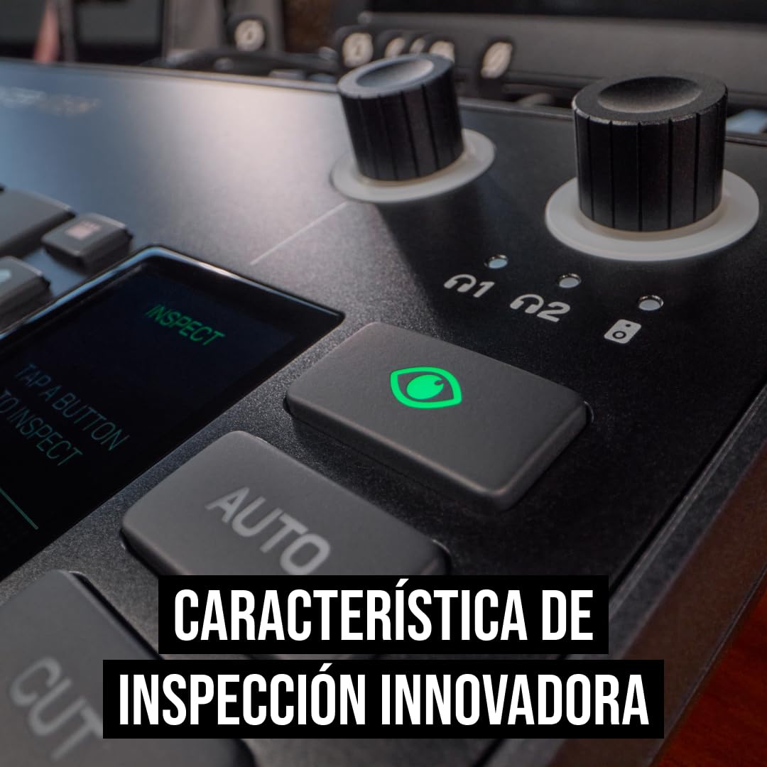 RØDE RØDECaster Video, Conmutador de vídeo profesional e interfaz de audio, Multi-cámara, 6 x entradas de vídeo (HDMI y USB), 1080p60, Escenas de múltiples fuentes