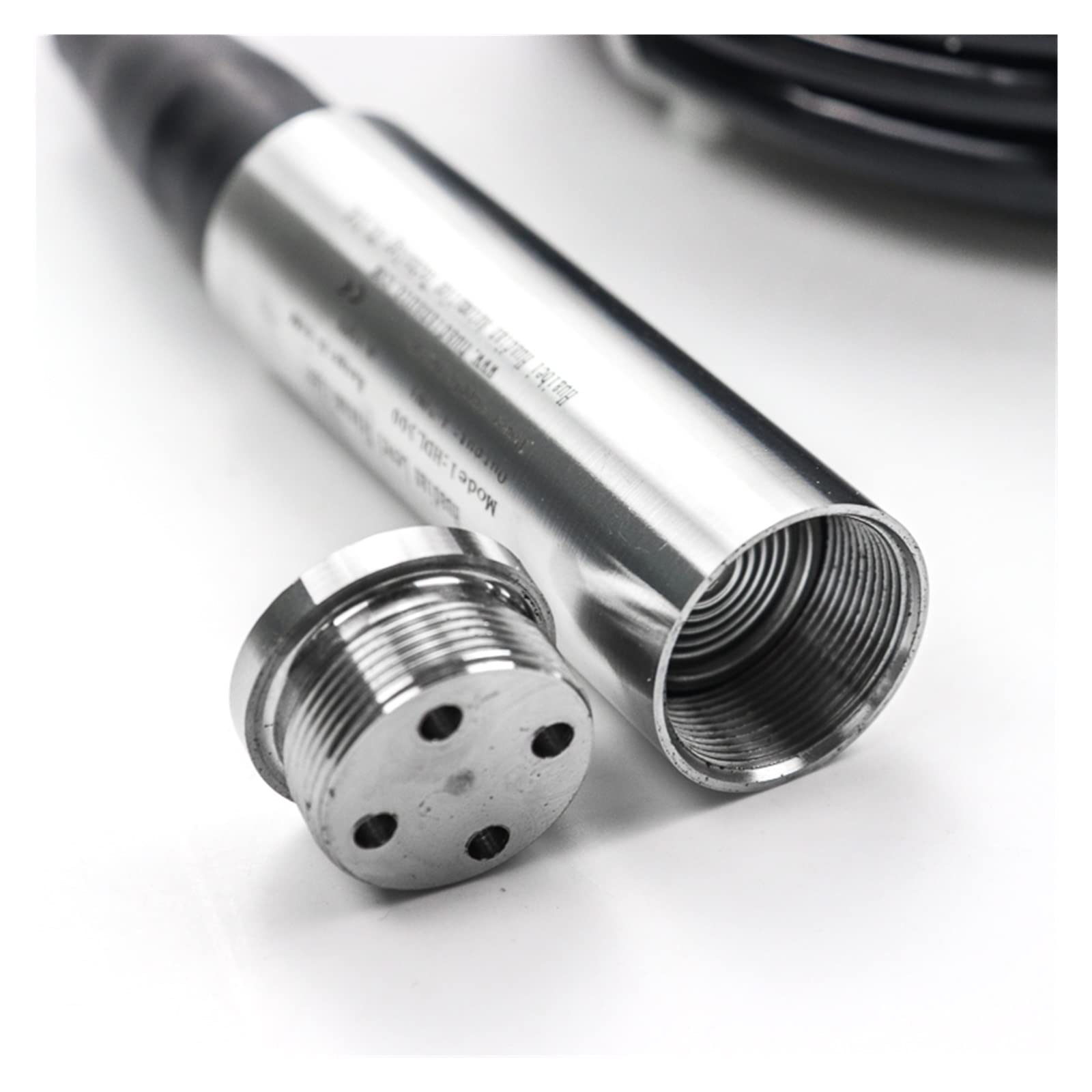 Medidor de nivel de agua, Medidor de nivel de líquido con sensor de nivel de agua estático de 4-20 mA for sensor de pendiente de tanque(2m)