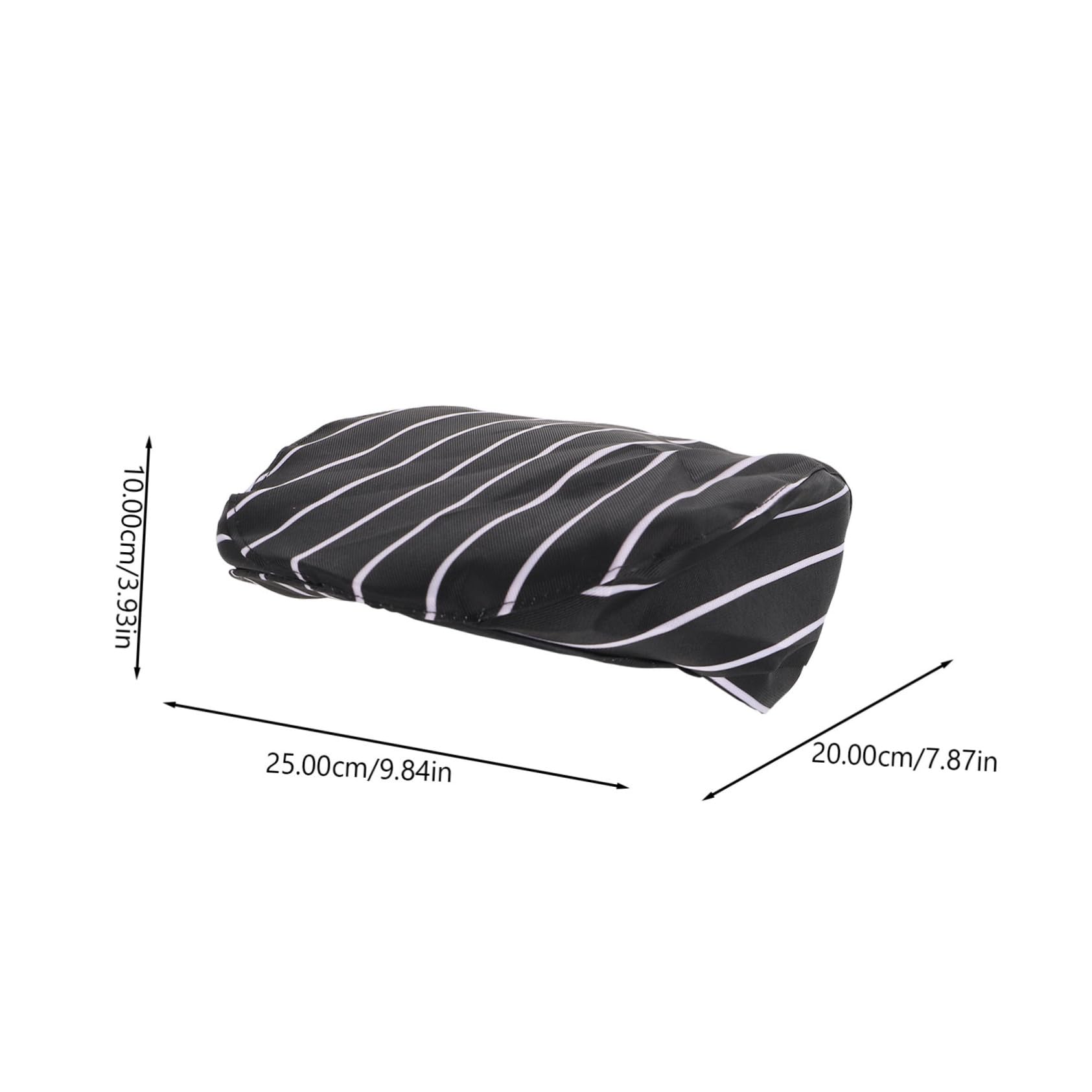 DECHOUS Unisex Chef Hat for Restaurant Bakery Kitchen Working Cap for Cooks Waiters and Catering Professionals Comfortable Breathable Design Easy to Clean Black