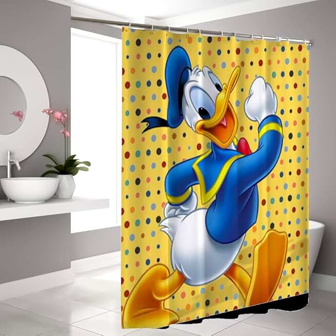 donald duck shower curtain