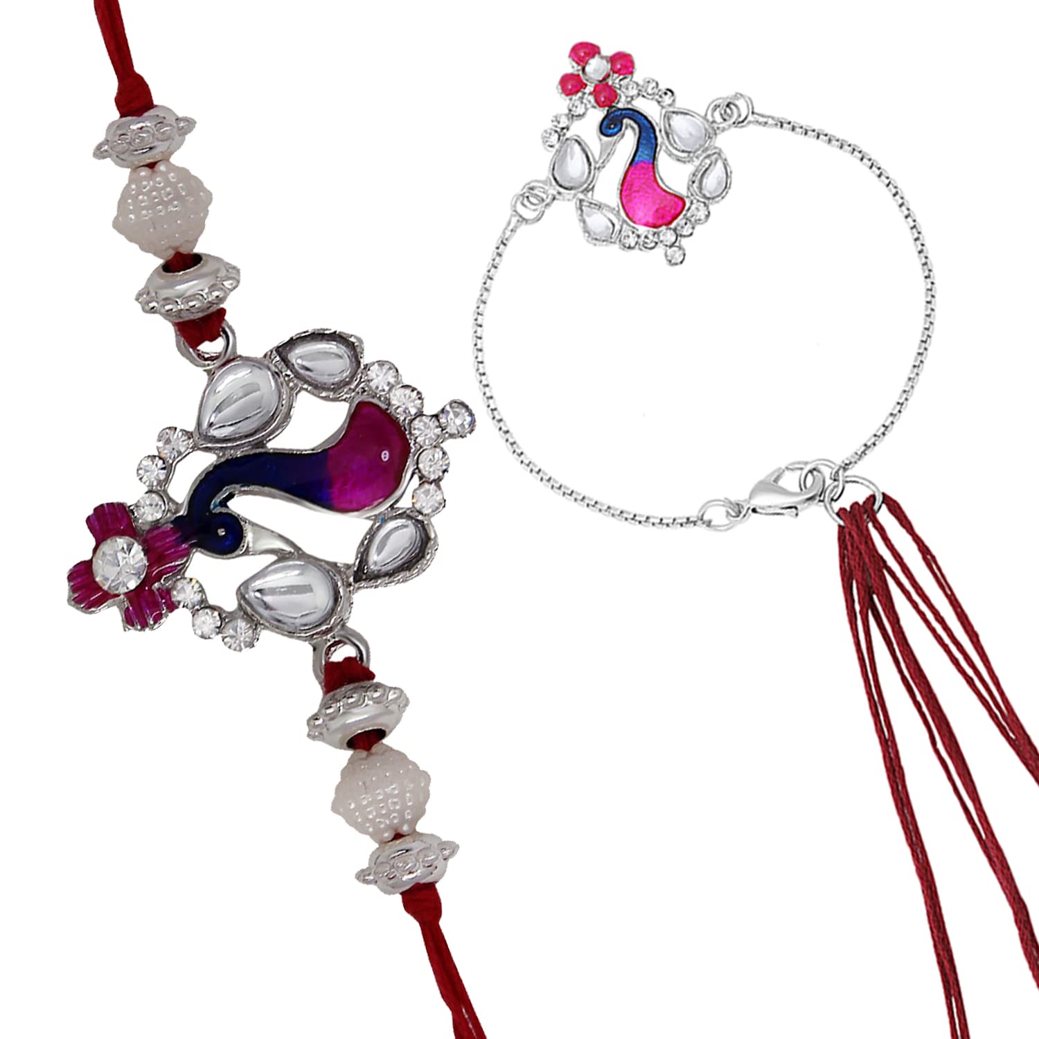 See full amazon price history chart for Mahi Peacock Shaped Meenakari Work Combo Rakhi for Bhabhi and Bhabhi (RCOL1105346M) For Women Mahi Peacock Shaped Meenakari Work Combo Rakhi for Bhabhi and Bhabhi (RCOL1105346M) For Women (B0B46556NG) Amazon Price History, Amazon Price Tracker