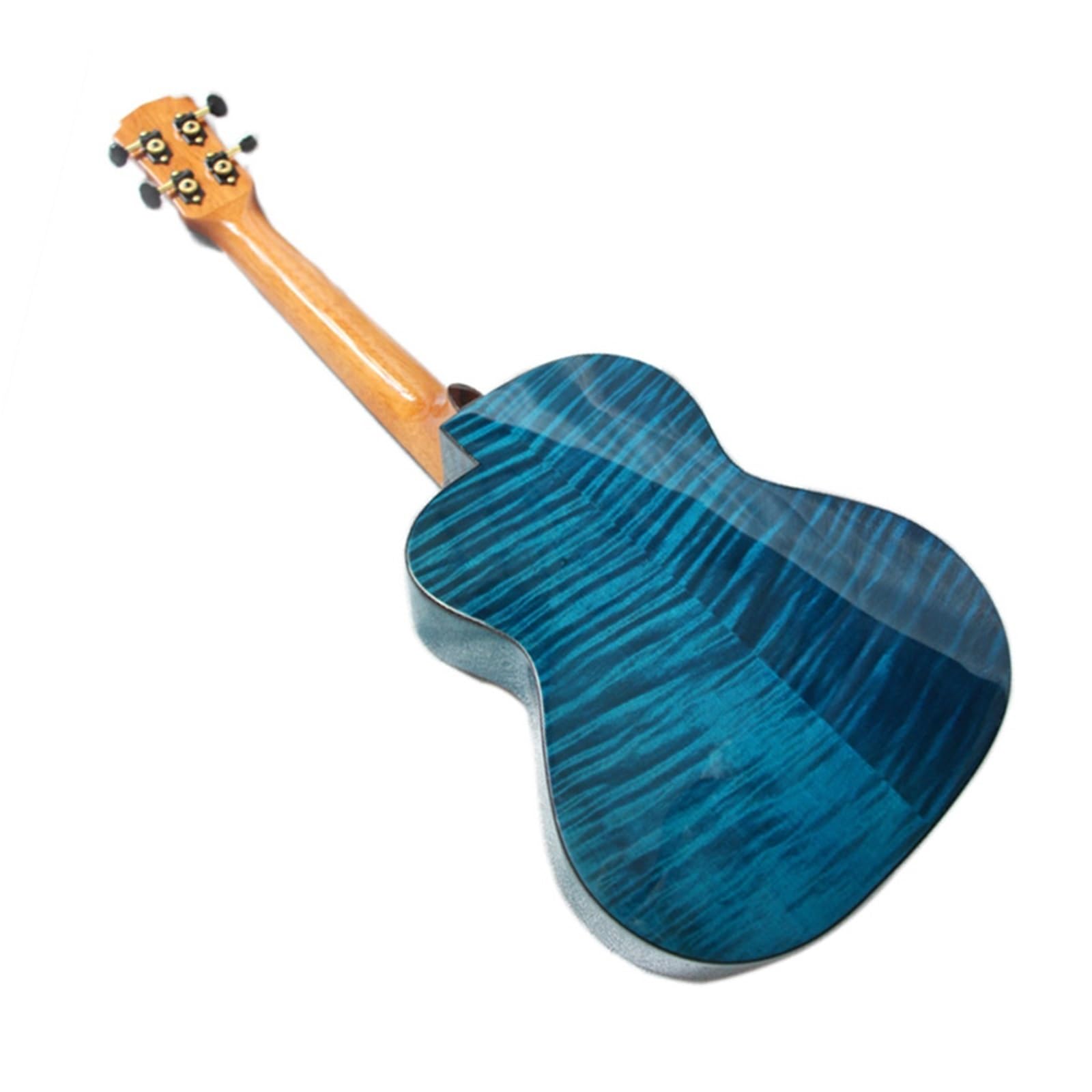 Profesjonalna Ukulele Ukulele Tenorowe Dla Początkujących 26 Cali Lite Drewno Świerkowe Wykończenie Na Wysoki Połysk Z Twardym Futerałem Tuner Pasek Kapodaster