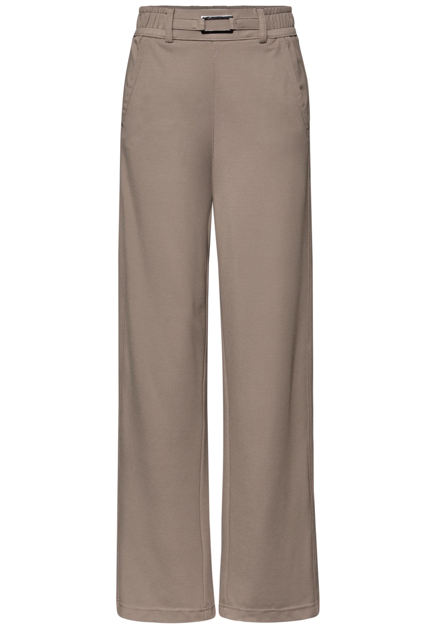 Street One Damen Straight Leg Hose mit Detail 3817213