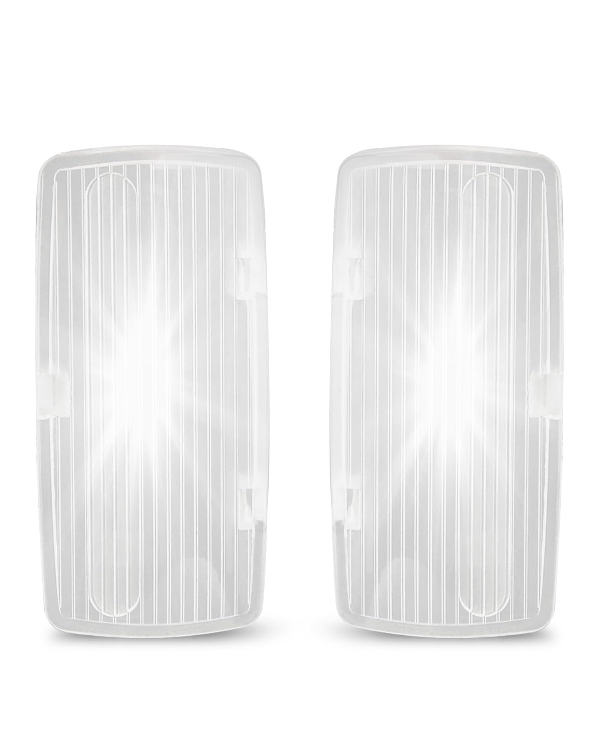 JUWEVAZU 2Pcs Door Courtesy Light Lens Lamp Cover Fit for Honda Accord Pilot Fit for Acura CL TL MDX Replace 34261-SV1-A01