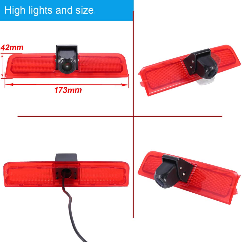 1280*720 pixels HD Auto Terza Tetto Top Mount Luce Freno Fotocamera
