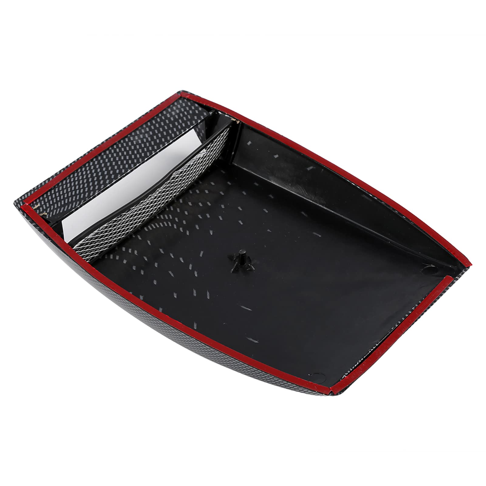 Capot Universel D'autocollant de Couverture D'évent de Prise D'air de Voiture, Donnez à Votre Véhicule un Look personnalisé (Fibre de carbone),Pièces de console