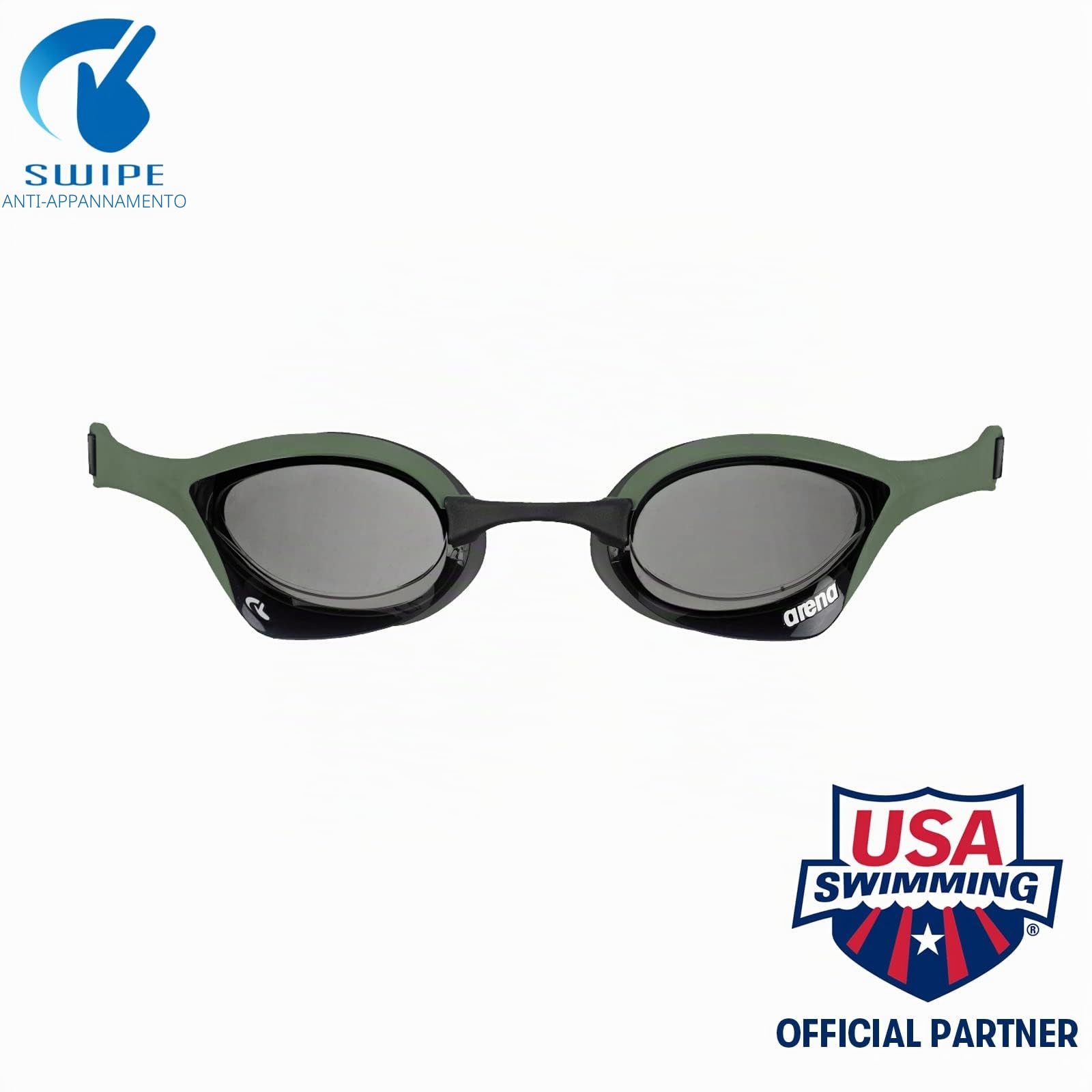 ARENA Cobra Ultra Swipe, Mascherina Unisex Adulto