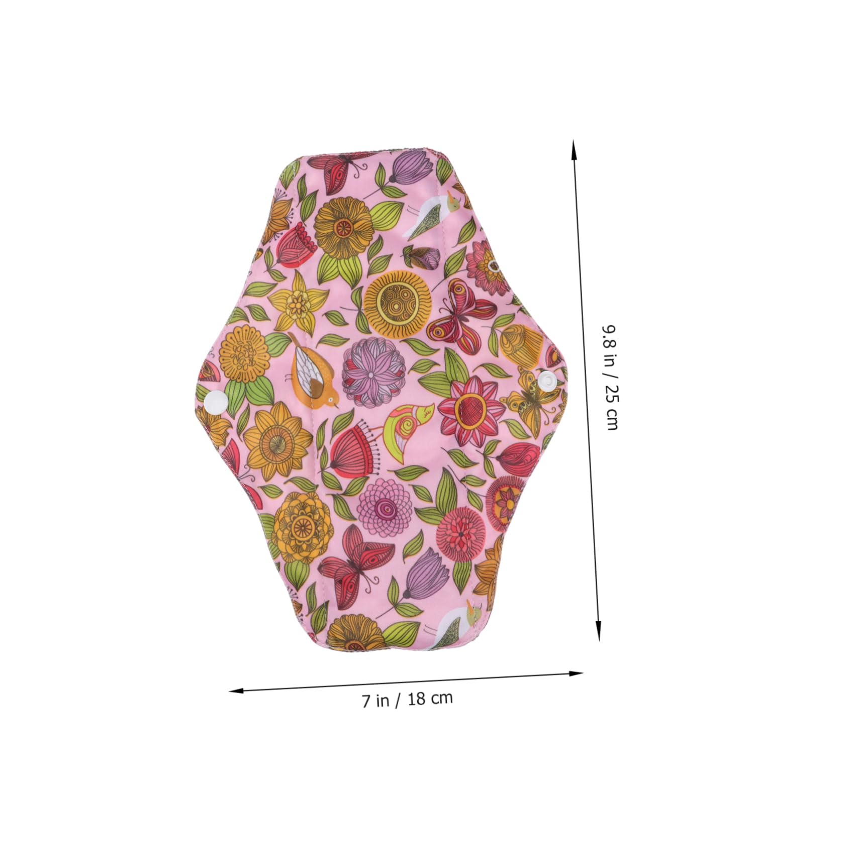 MAGICLULU 10 Piezas compresas menstruales reutilizables almohadillas de tela de carbón de bambú compresas menstruales de tela as de cuecas es toalla sanitaria lavable