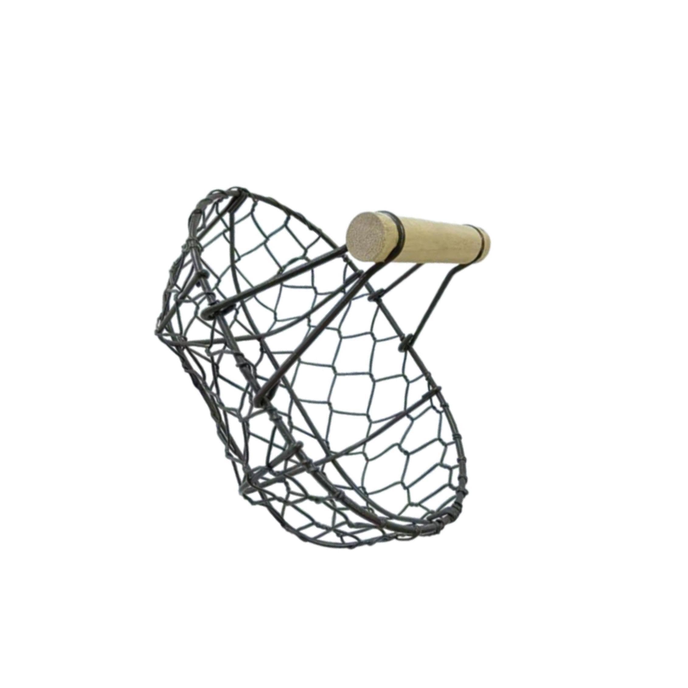 Quilstm Black Retro Wire Basket Vegetable Basket Organizational Tool Enhancing Farmhouse Aesthetic While Serving Practical Storage Requirements Rust Gathering, 18X12x12.5cm