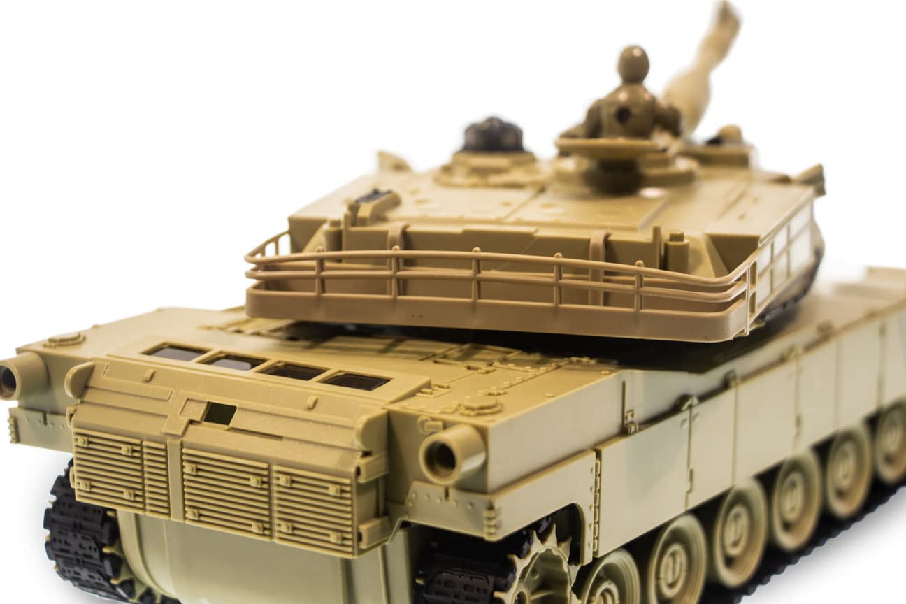 S-idee Char De Combat Télécommandé 1:28 Avec Système Infrarouge - 2.4 GHz RC Avec Effets Sonores
