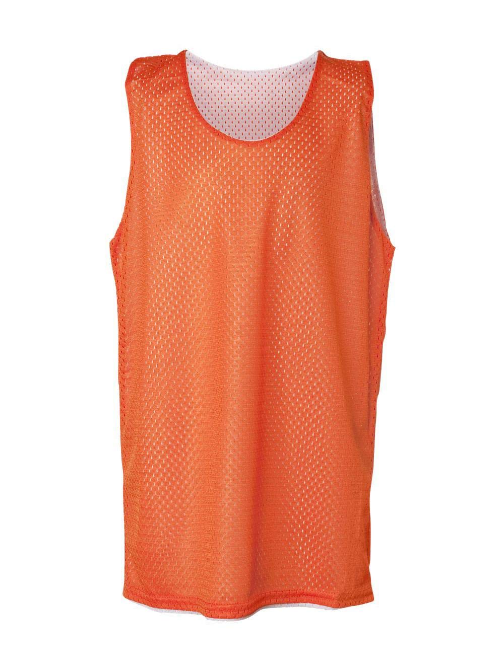 Badger Sport Red/White Youth XL Reversible Mesh Tank Top Jersey Uniform