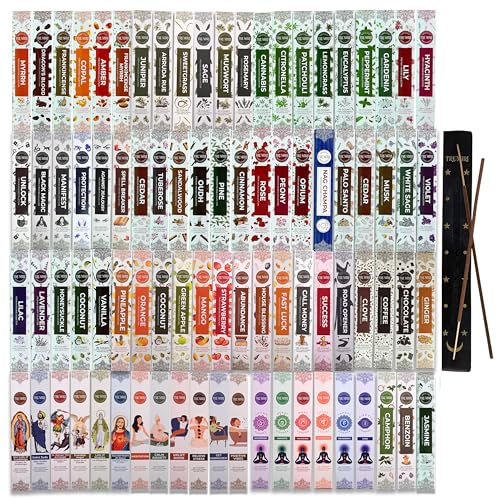Trumiri Incense Sticks - Insence-Sticks - 12 Random Scents Variety Pack of Insense Inciensos - 20 Inscents-Sticks per Scent - Total 240 Incents + Holder Burner