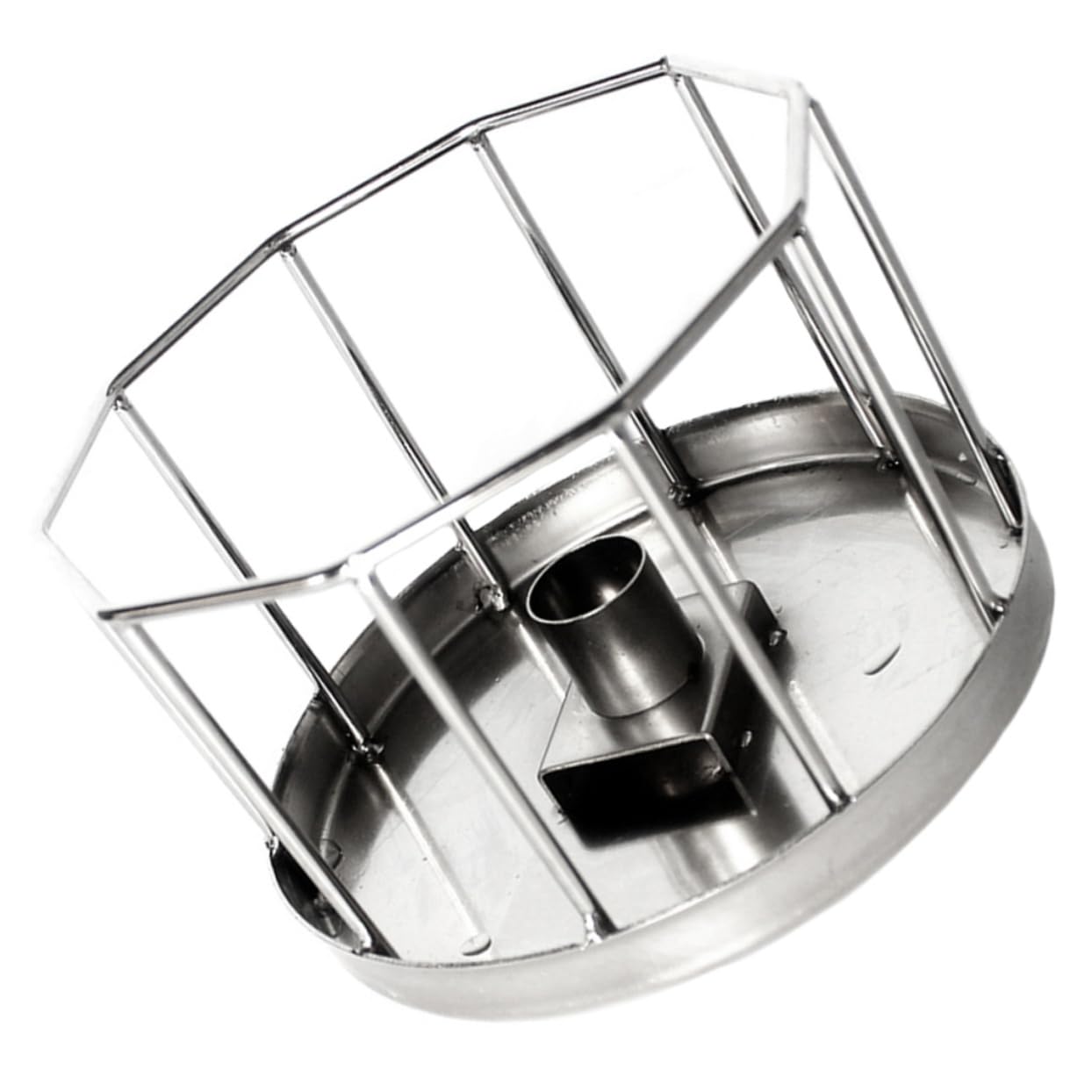 Abaodam Reptile Automatic Water Feeder Dish Stainless Steel Pet Water Bowl for Bearded Dragons Turtles and Lizards Durable Space Saving Design for Easy Hydration Pet Cages